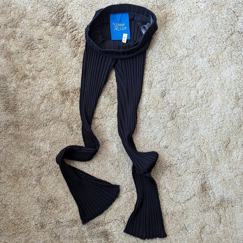 Simon Miller Ribbed Flare Leggings